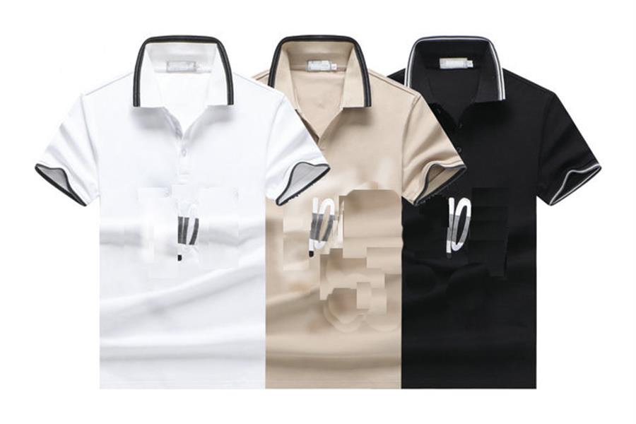 

2022Mens Designers Polo Shirts Casual Stylist Clothes Short Sleeve Fashion Men Summer T Shirt Size M-3XL#04, White