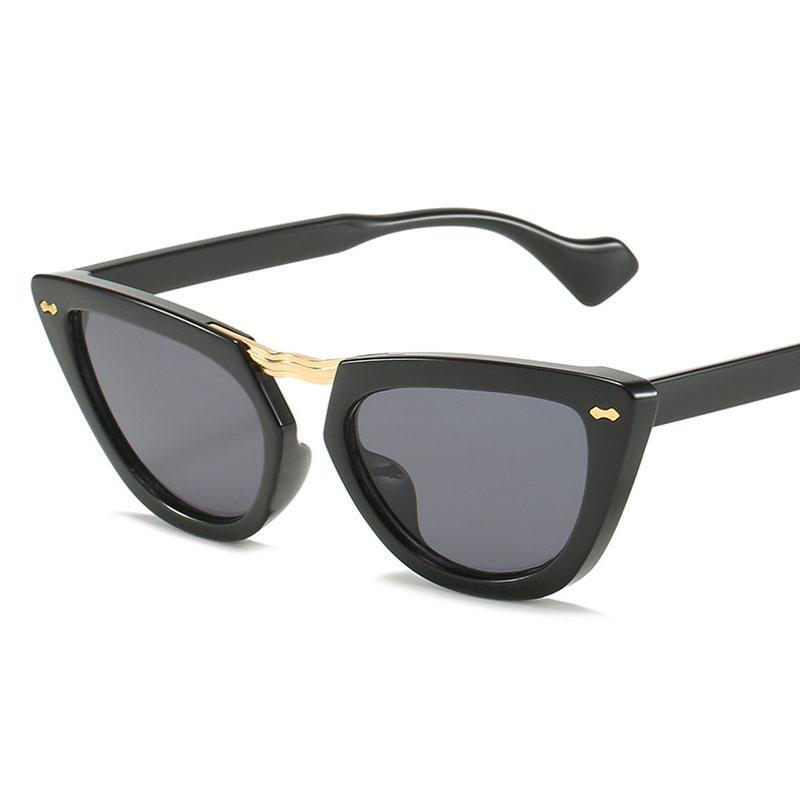 

Sunglasses Female Vintage Women Fashion Cat Eye Luxury Sun Glasses Classic Lady Black Shades Eyewear Oculos UV400Sunglasses