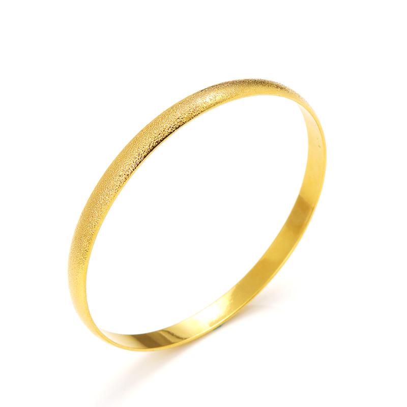 

Bangle Fashion Jewelry Luxury Bracelets & Bangles Grind Arenaceous Frosted For Women Men Classic Cool
