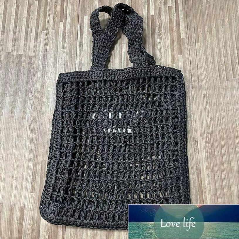 

Fashion Women Top sellerMesh Hollow portable Woven Shopping Bags Straw Tote Bag Shoulder Bag 6 Colors, No box