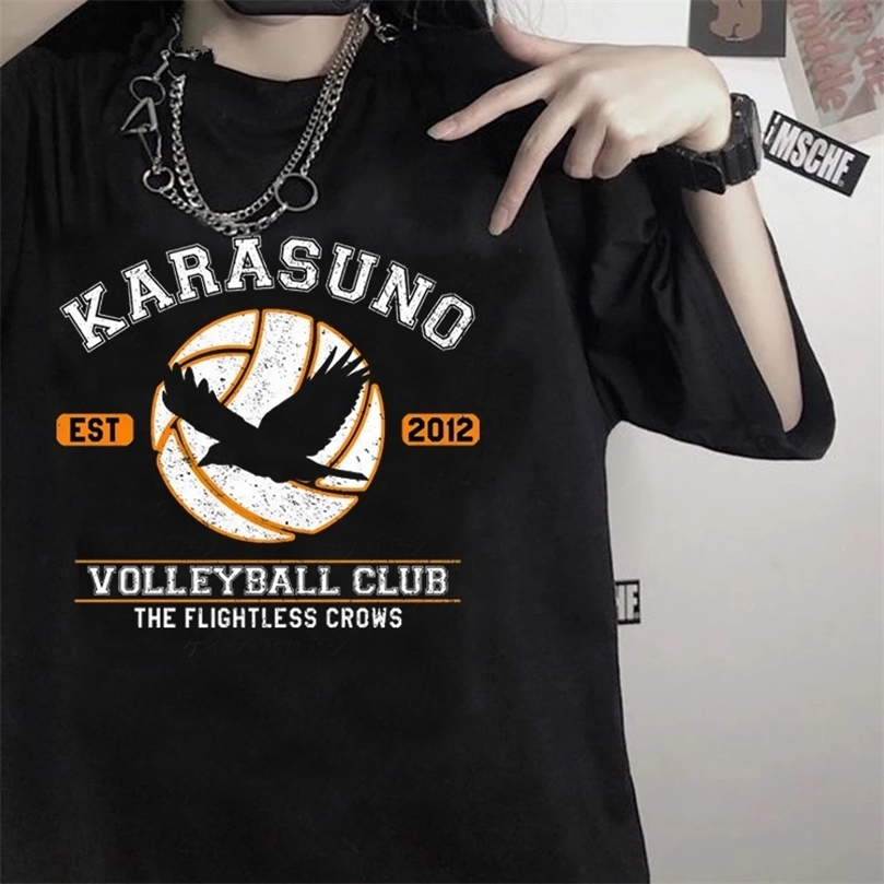 Oya Haikyuu Men T Shirt Kuroo Japanese Anime Bokuto Manga Shoyo Volleyball Creative Tshirt Cartoon Graphic Tees Male 220607