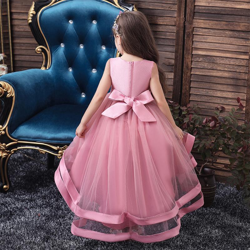 

Girl's Dresses 3-12Y Girl Dress Petal Princess Long Formal First Communion Children Party Elegant Kids For Wedding Birthday DressGirl's, L1851