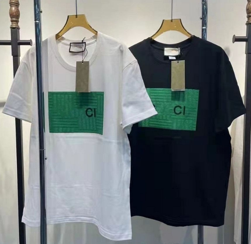 

Fashion Men' T-Shirts Designer T shirt Mens Womens Short Sleeve t shirts Round Neck High Quality Letter Tees Printed T-shirt Size -7XL, White