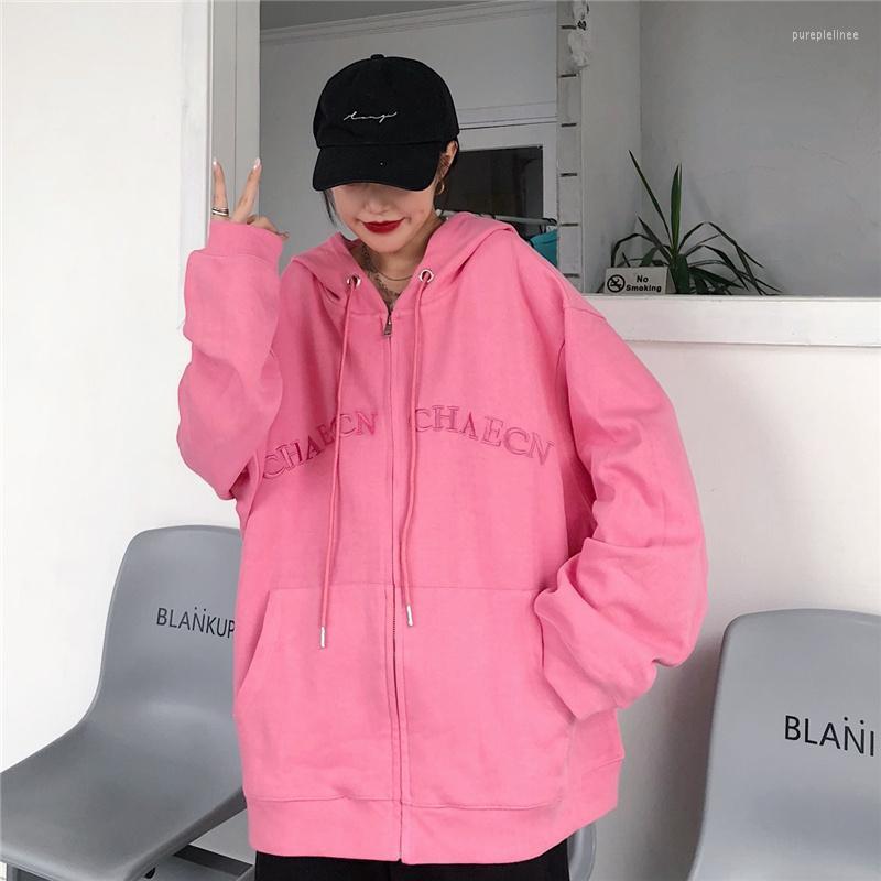 

Women's Hoodies & Sweatshirts Oversized Autumn And Winter Long Sleeves Embroidery Words, Gray