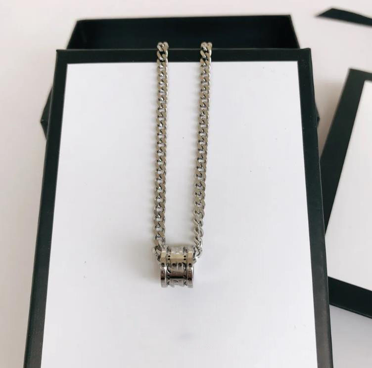 

Necklace titanium steel vintage pendant designer jewelry necklaces gold chain luxury heart for mens womens bijoux