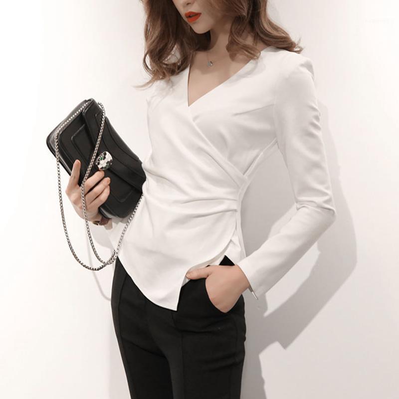 

Women' Blouses & Shirts Top Social Female Shirt For Woman 2022 Korean Fashion Style Office Elegant Blouse Womens Tops And FF1345