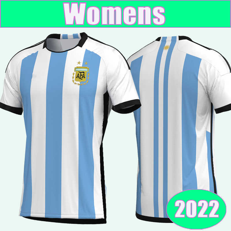 

2022 Argentina DI MARIA Womens Soccer Jerseys National Team GONZALEZ OTAMENDI DE PAUL Home Football Shirts Adult Uniforms, Nv9428 2022 home no patch