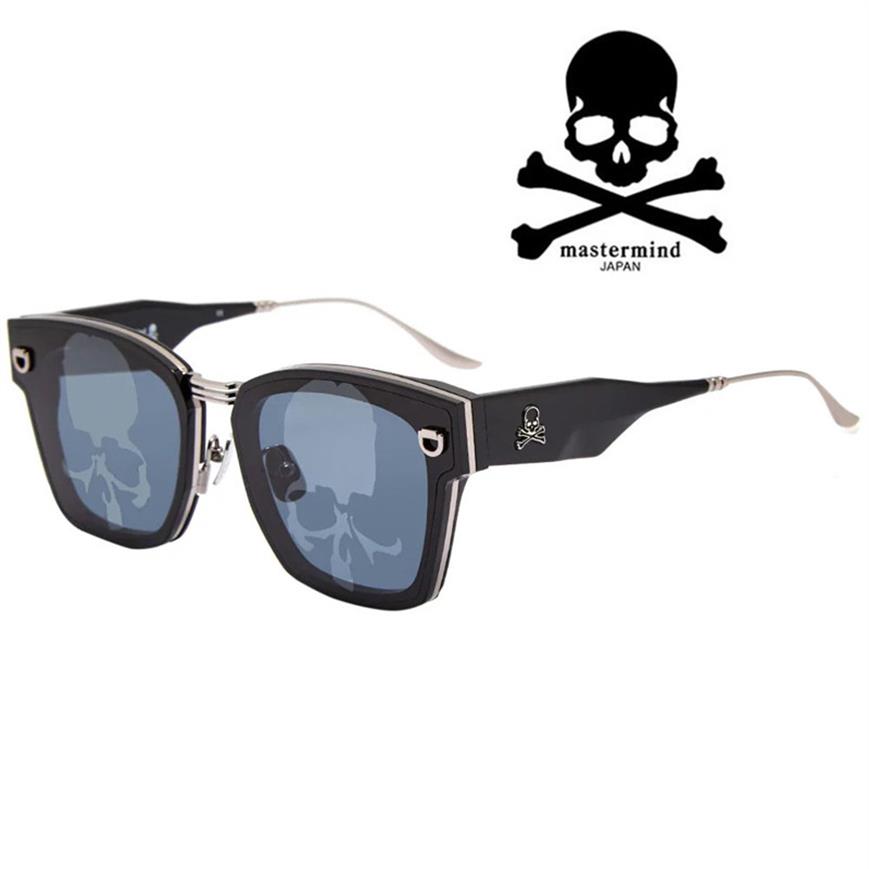 

New Brand MMJ JAPAN MASTERMIND Outdoor sports punk goggles ladies men's reflective large mirror retro vintage sunglasses Skul1867