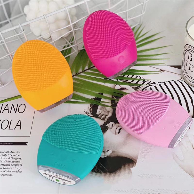 

Nail Art Kits Electric Facial Washing Brush Silicone Cleanser Cleaner Ultrasonic Vibration Beauty Tool