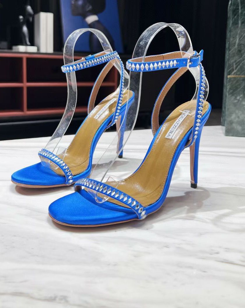 

Vintage Design Olie Crystal Sandals Shoes Summer High Heel Women's Walking Party Wedding Sexy Lady Dress Luxury Gladiator Sandalias with box EU35-42