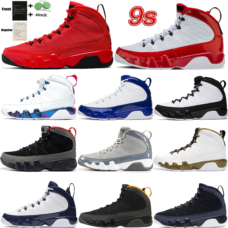 

Jumpman 9 9s Racer Blue Reflective Chameleon Bred Basketball Shoes University Gold Particle Grey Chile Mens Dream It Do Gym Red UNC Change The World Trainers, Please leave a message