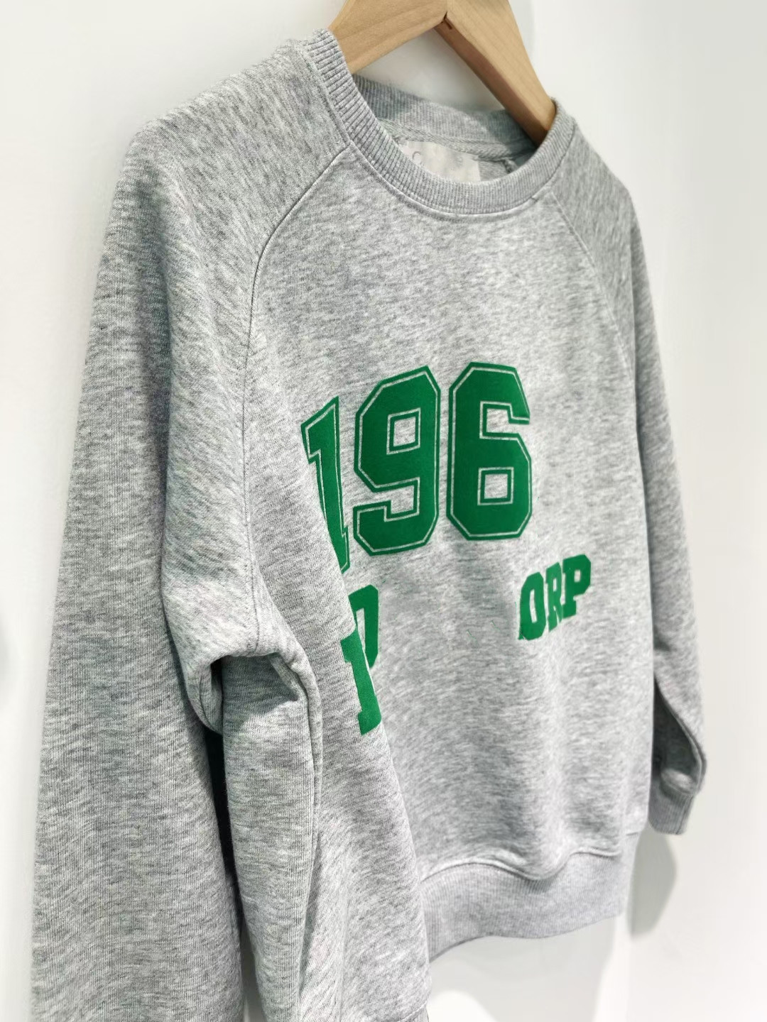 Boys Girls Pullovers Baby Sweaters kids Designer Clothes Flocking Letters Numbers Top O-Neck-image-793519848