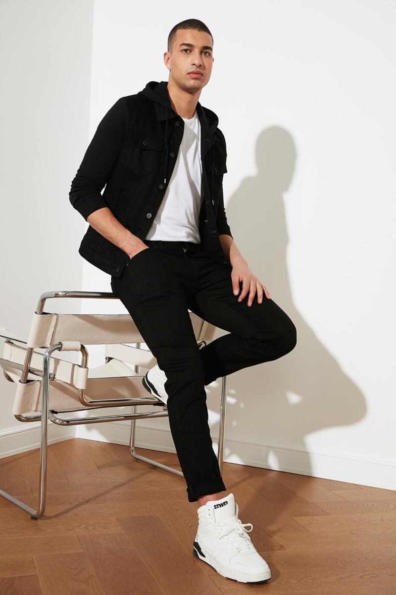 

Men's Jeans Trendyol Male Skinny TMNAW20JE0369, Black