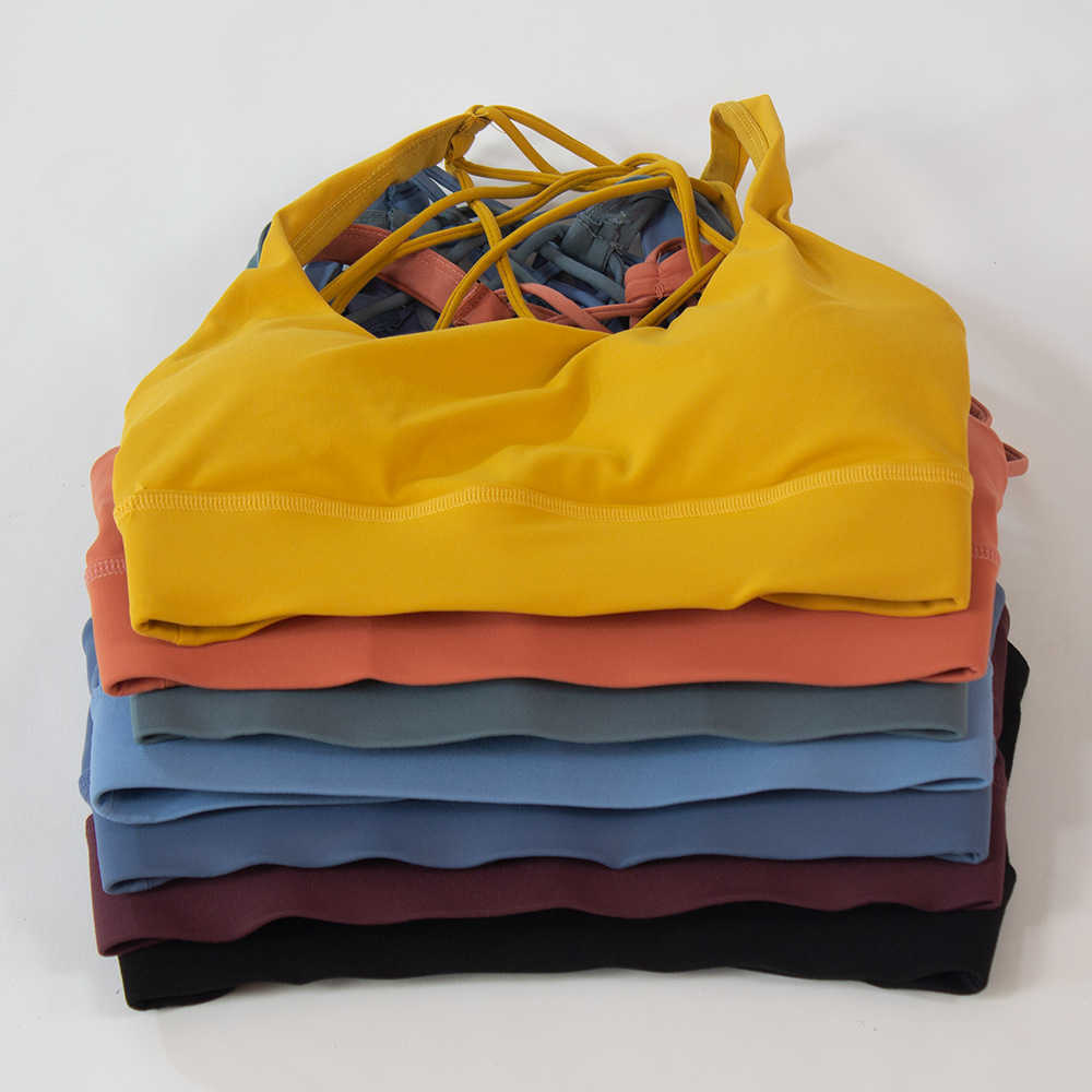 

lu-15 Free To Be Women's Sports Underwear Fitness Yoga Bra Eight Cross Strap Shockproof Beautiful Back Gym Tank Tops, Crystal green eight bar bra