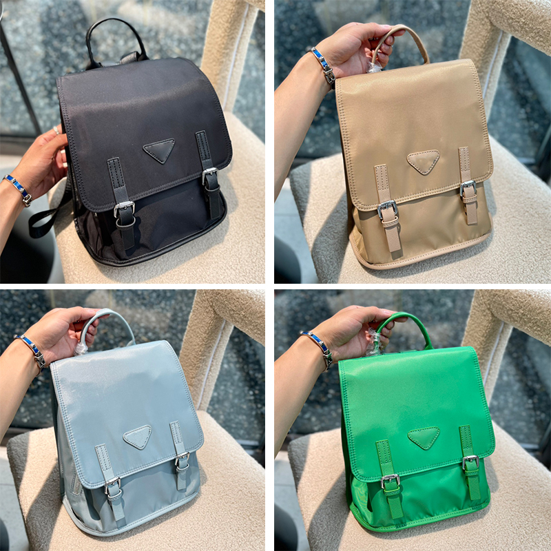 

Designer Backpack Shoulder Bags for Women's Brand Re-Nylon backpack Small Size women printing Back Pack Bag in 4 Colors, Color 1