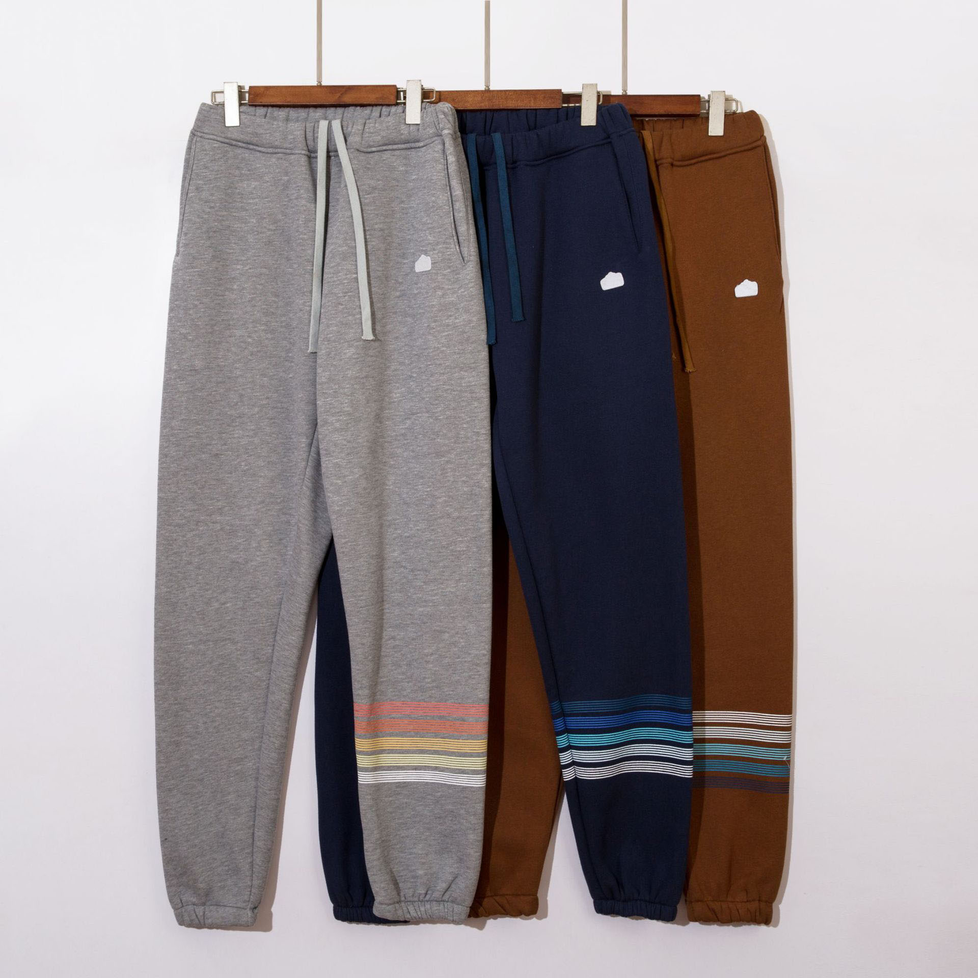 

Men's Pants Jogger Rainbow Five Bars Men and Women Casual Sports Fleece Sweatpants Sports Pants, Navy blue