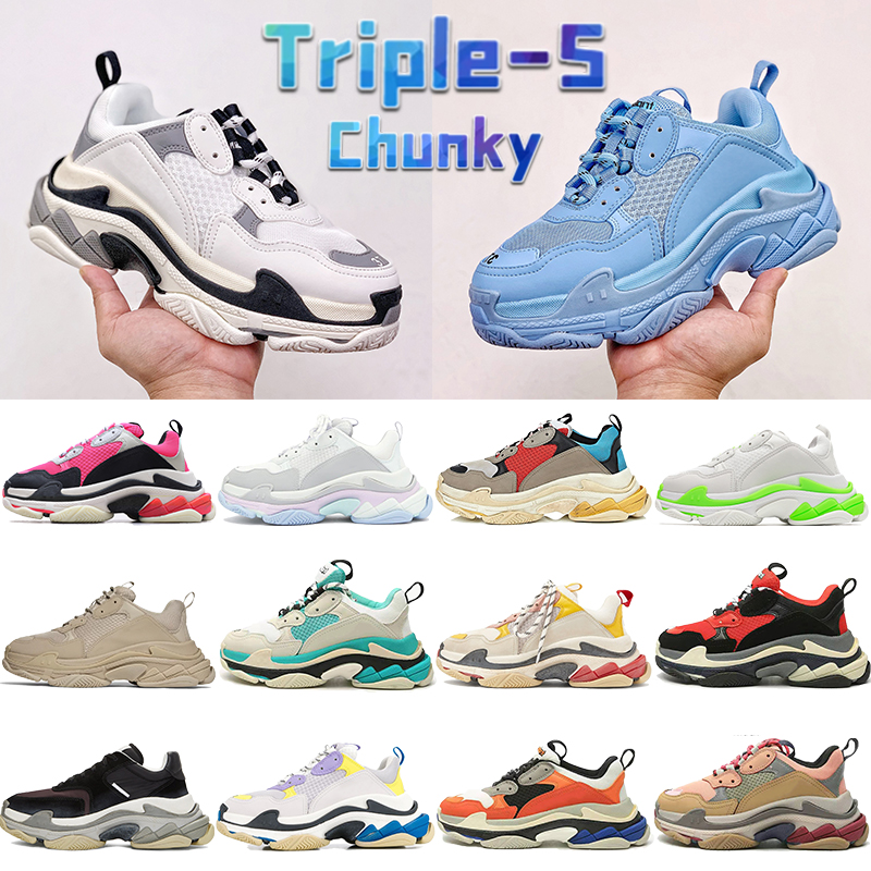 

Triple-s Chunky Casual Shoes Platform Dad Shoe Grey Red Blue Cream Yellow Triple Black White Beige Fluo Pink Outdoor Trainers Fashion Men Women Chaussures, 20 us dollars for box