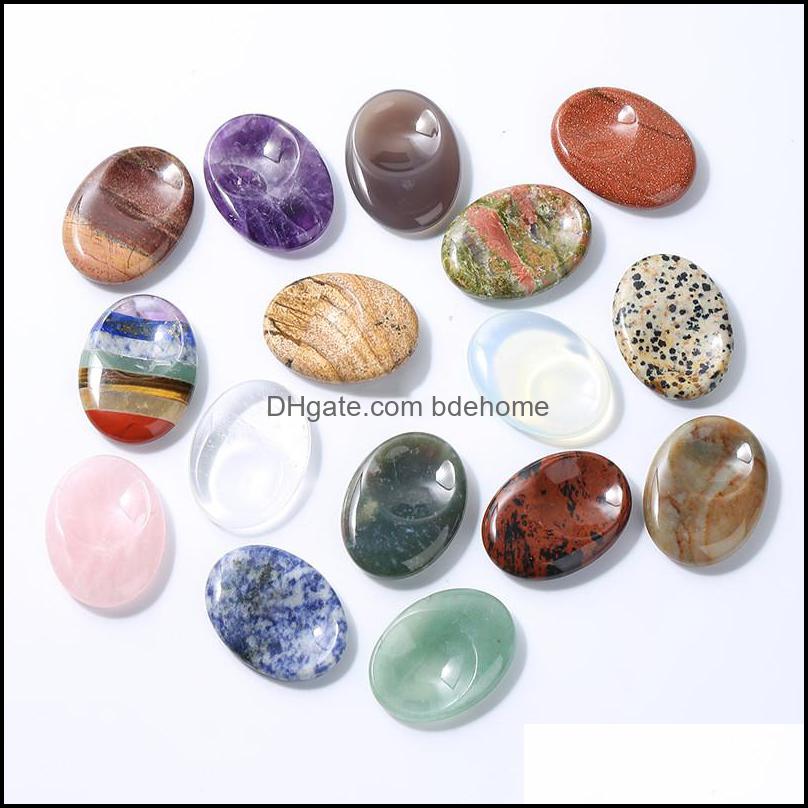 

Stone 30X40X8Mm Worry Thumb Gemstone Natural Rose Quartz Healing Crystal Therapy Reiki Treatment Spiritual Minerals Mass Bdehome Dhdim