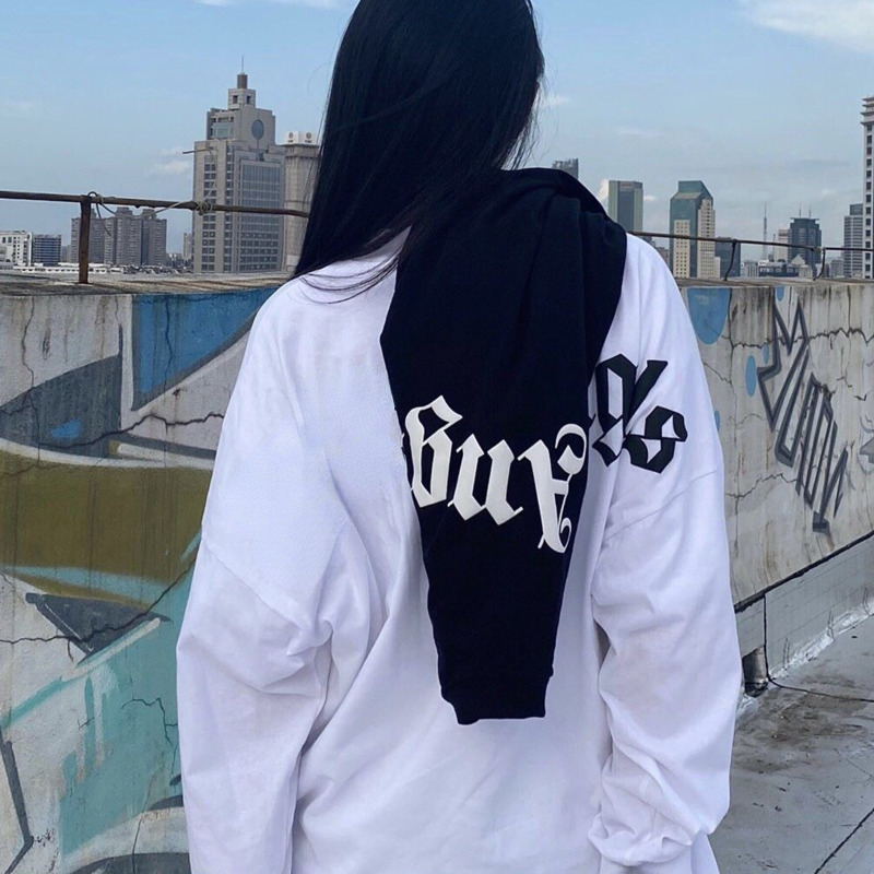 

PA designer mens t shirt front and back Pa 22 lm letter long-sleeved T-shirt American hip-hop tide brand sweater cotton loose oversize men women round neck hoodie, Yellow