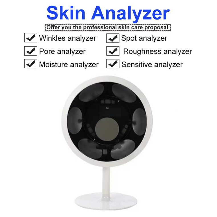 

2022 Newest Technology 3D Magic Mirror Skin Analyzer Face Analysis Machine Fast