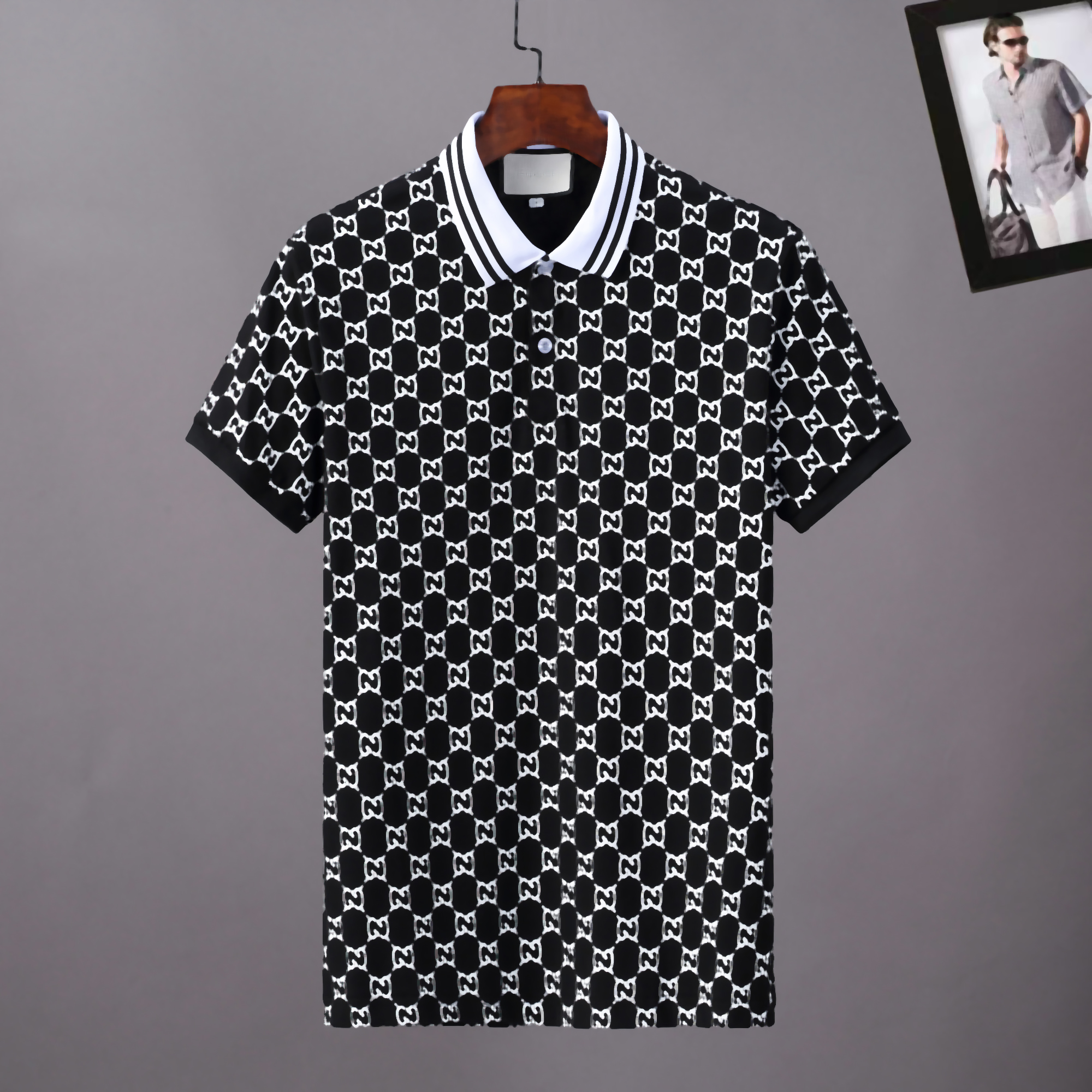 

Mens Stylist Polo Shirts Luxury Italy Men Designer Clothes Short Sleeve Snake Bee Letter Print Embroidery Fashion High Street Mens Polos Many colors Size M, 15