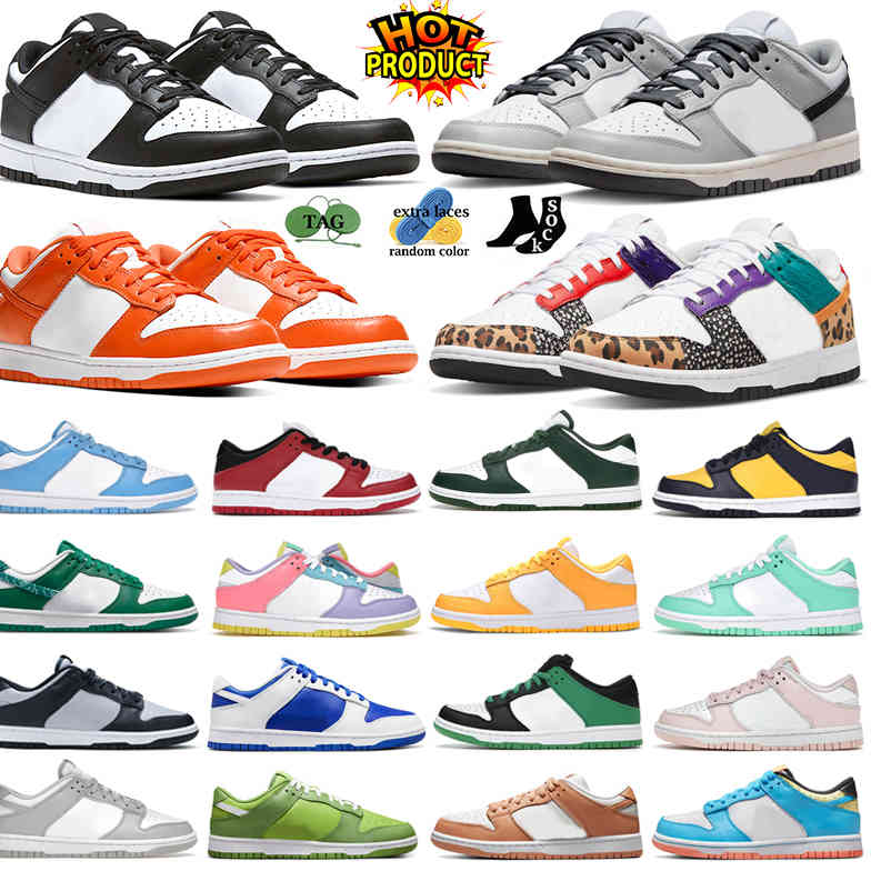 

panda casual shoes dunks for men women sneakers designer UNC Syracuse Grey Fog University Red Varsity Green Chicago outdoor mens womens sports, Light smoke grey