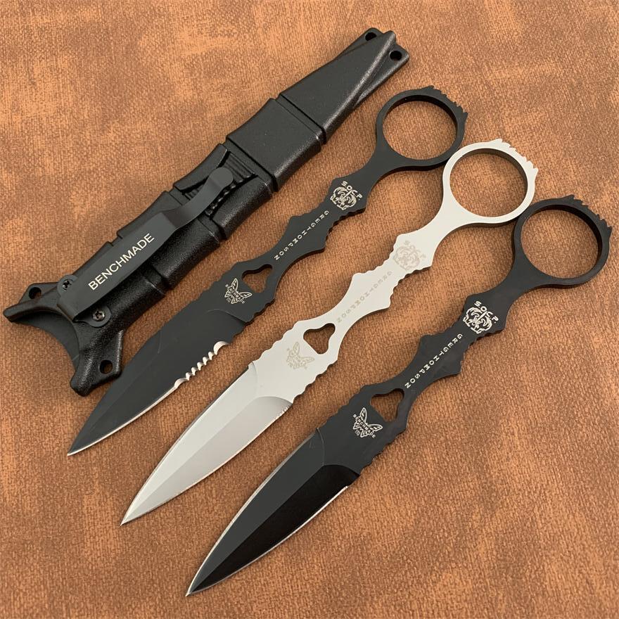 

Benchmade BM176 176 SOCP Fixed blade knife EDC Outdoor Tactical Self defense Hunting camping Knives BM173 133 140 140BK KNIFES