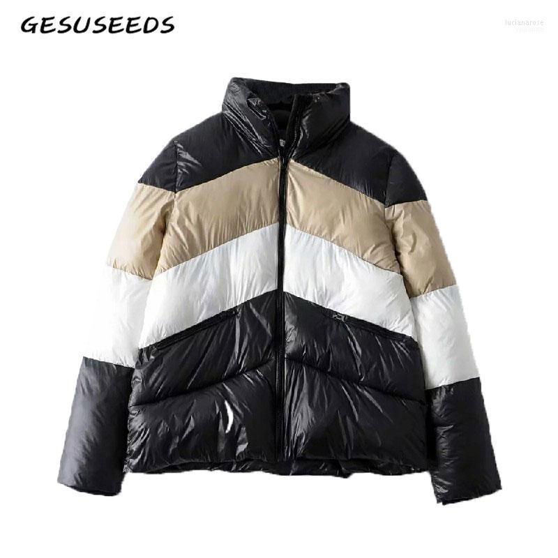 

Color Block Jackets Coats Female Korean Winter Women Parka Vintage Ladies Designer Coat Warm Womens Clothes1 Luci22, Korean winter jacket