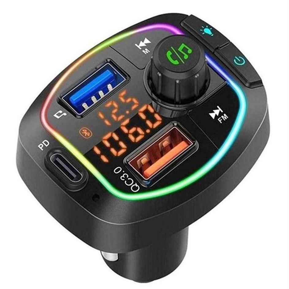 

Car Auto Electronics Bluetooth 5.0 FM Transmitter Wireless Hands Audio Receiver MP3 Player 2.1A Dual USB Fast Charger Interior245M