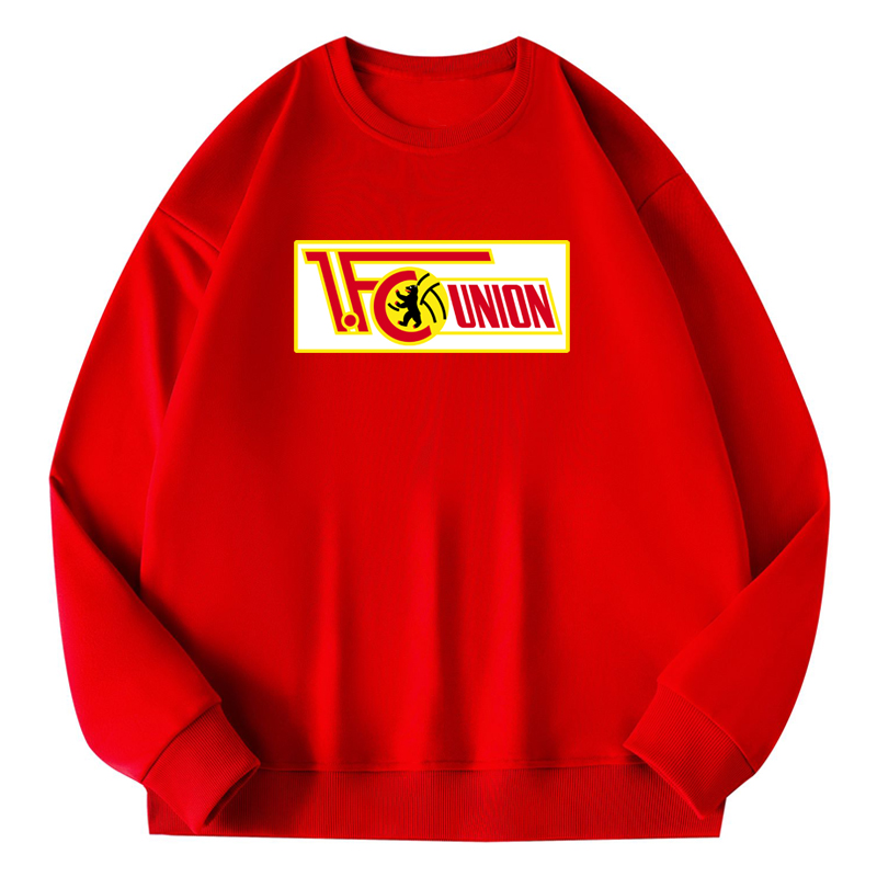 

fc union berlin soccer sweater Fans Tops Men Tracksuits Sports winter Mens Hoodie football training Jacket Tracksuit Sweatshirts casual Pullovers coat, Black