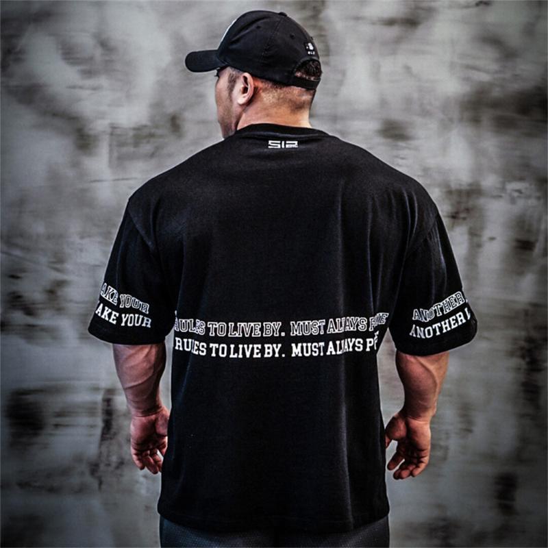 

Men's T-Shirts Cotton Gyms Shirt Sport Fashion Casual T Men Short Sleeve Running Workout Training Tees Fitness TOPMen's, Light green