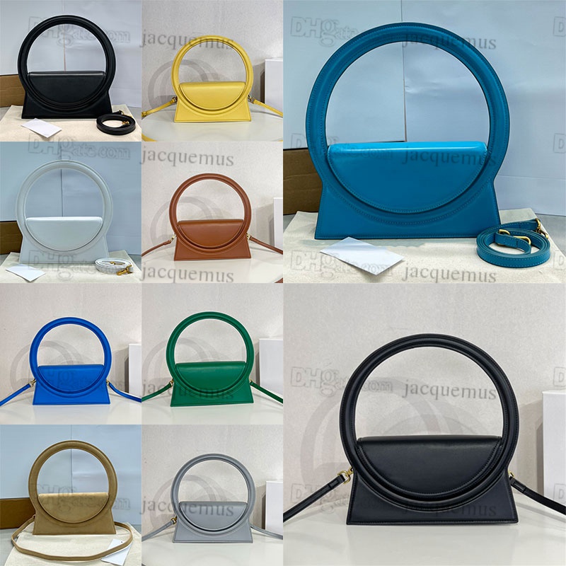 

with box 2022 summer bags fashion womens le sac rond handbags top quality tote pink blue beige shoulder bags round totes bag 24CM, Dust bag