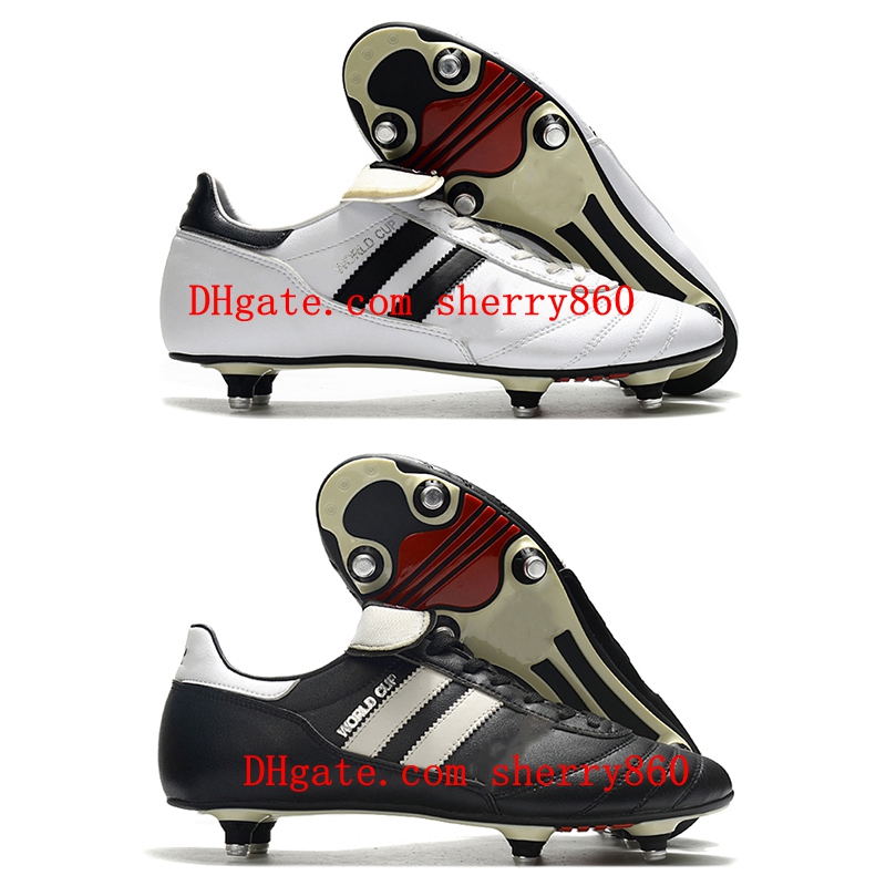 

Copa world cup SG Soccer Shoes Men Cleats Black White Football Boots scarpe calcio, As picture 1