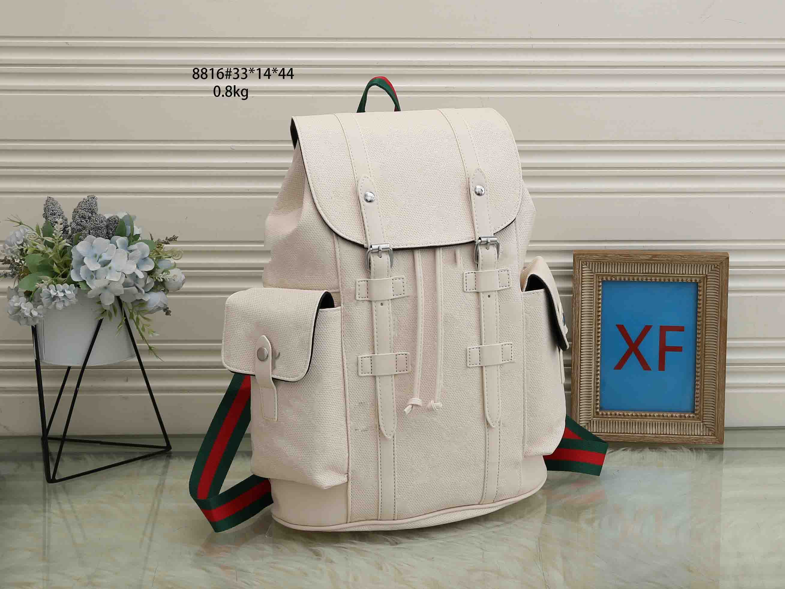 

women's designers Luxury Famous shoulder bag totes purse handbag message bags cluth top quality brand classic Crossbody #8816 men's Backpack 44CM GREHTYJ