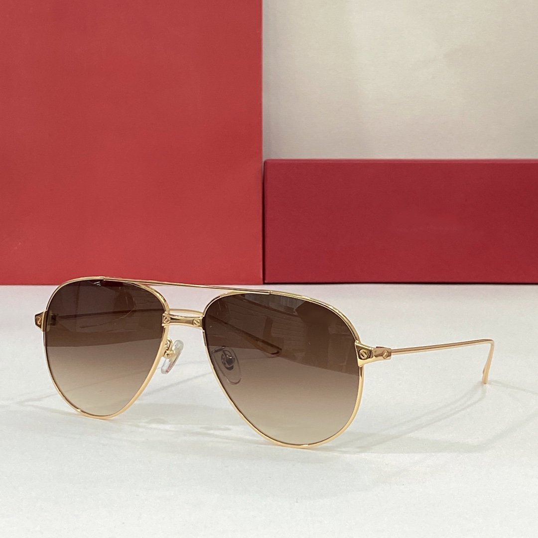 

luxury designer sunglasses for men contracted and the atmosphere sunglasses for women woman eyewear uv400 golden brown protection lens come with black case