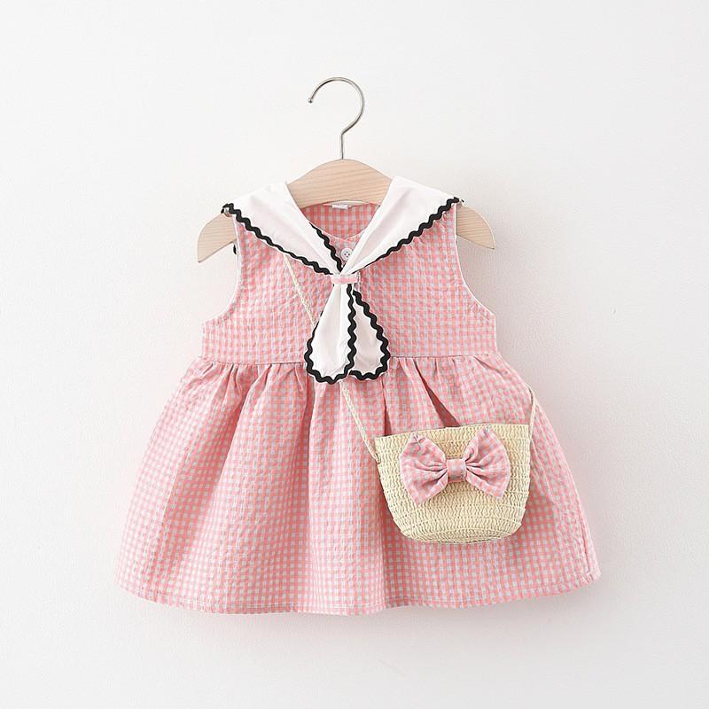 

Girl's Dresses Summer Born Baby Girl's Clothes Floral Dress For 1 Year Birthday Clothing Babies Princess With HatGirl's, Yellow 4