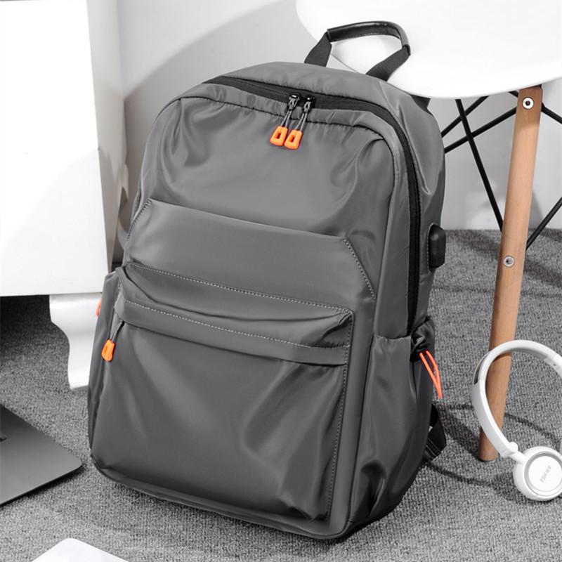 

Backpack CEAVNI Men Waterproof Laptop Backpacks 17 Inch USB Charging Travel Nylon Rucksack Man Women Vintage School Bag, Black