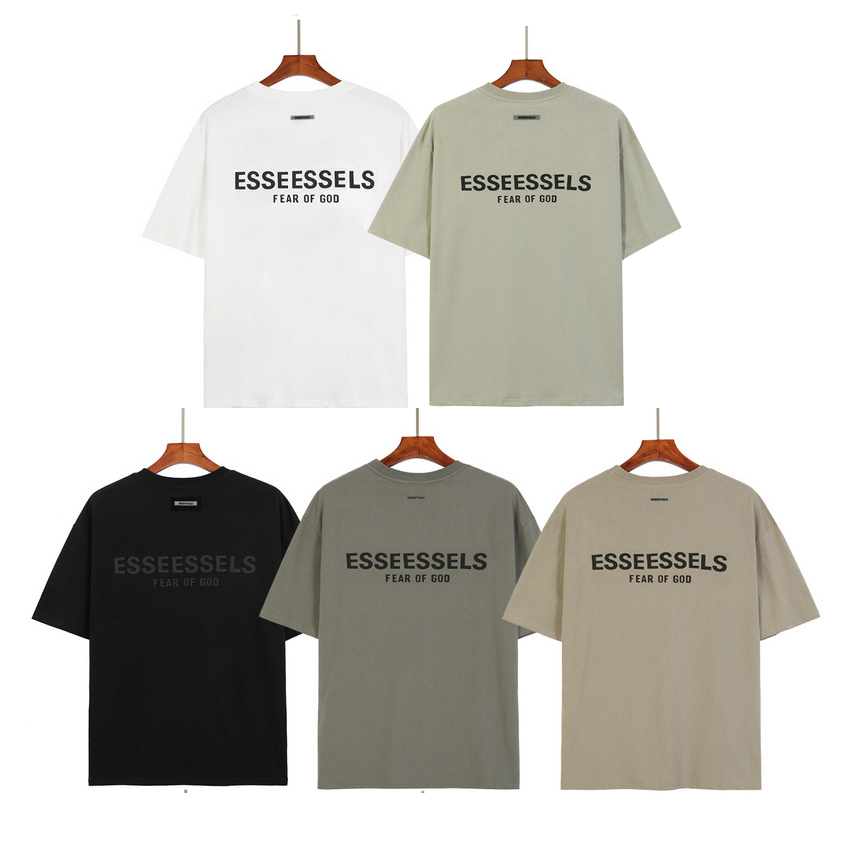 T shirt Designer shirt ESS shirts for Man Young Men Boy Girl sweat Tee Printing Bear Oversize Breathable Casual Angels T-shirts 100% Pure Cotton Siz
