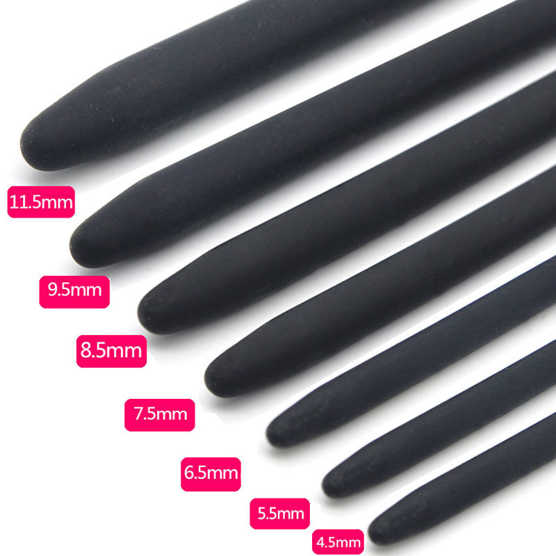 7 pièces dilatateur urétral ensemble Silicone pénis Plug sons BDSM jouets sexuels pour hommes masturbateurs stimulateur urétral tige de sondage 2