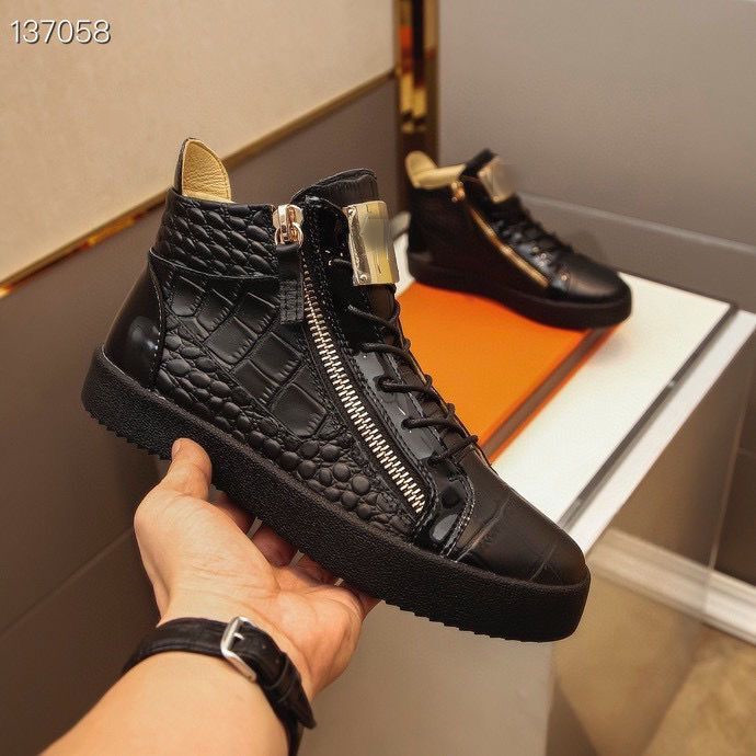 

Giuseppe Casual shoes Real leather Sneakers men shoes chaussures de designer Loafers martin Frankie The crocodile grain diamond A2 asdawdasdawd
