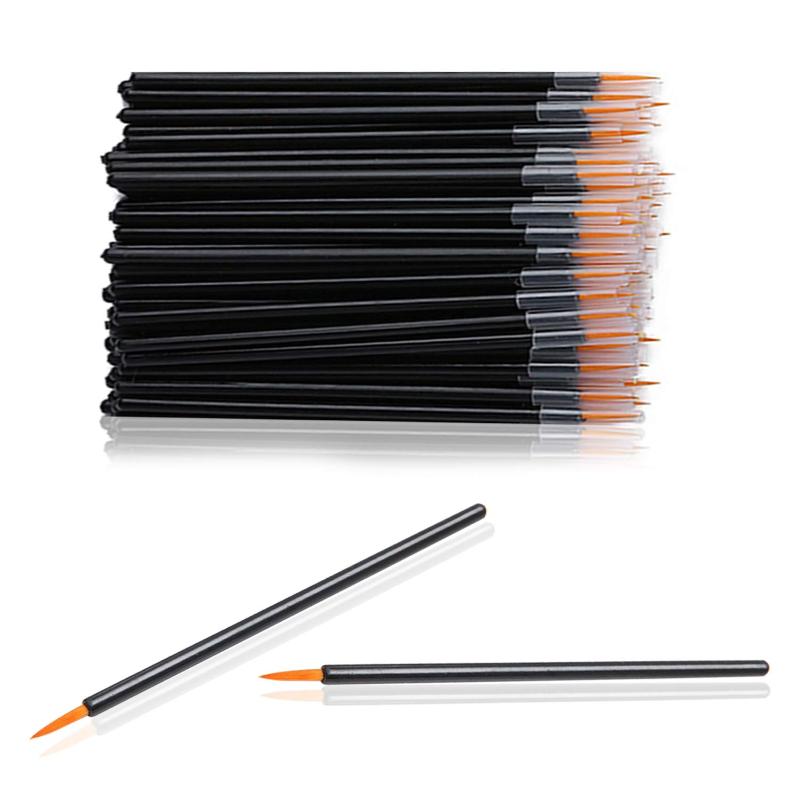 

Makeup Brushes 50pc Brush Disposable Eyeliner Wand Applicator Cosmetics Maquiagem Eye Liner Professional Man-made Fiber Head