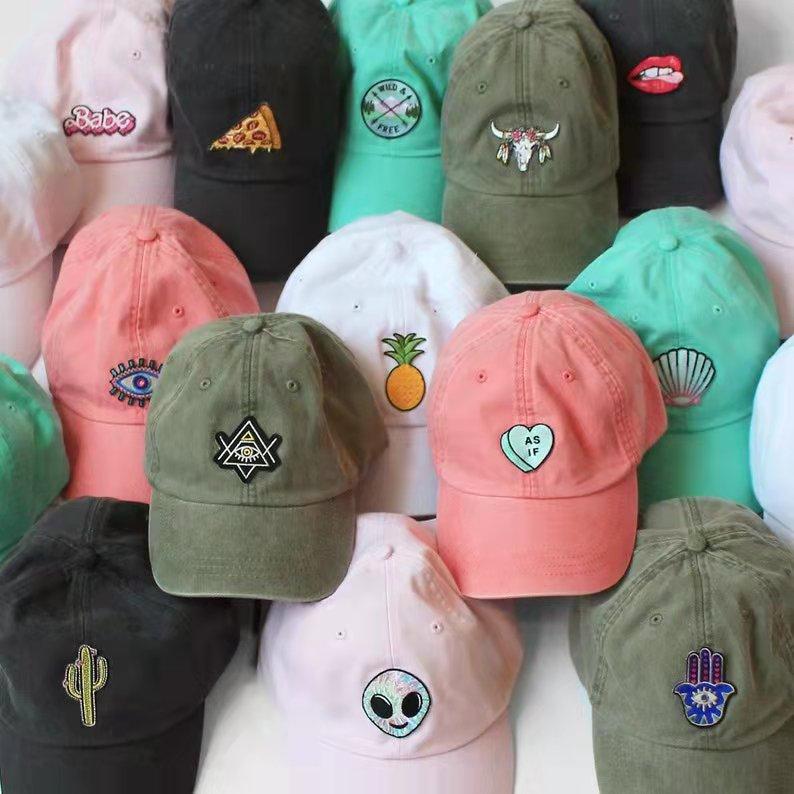 

Berets Baseball Hat With Embroidered Patch - Your Choice Of & Cap Color Dad Valentine's Day Gift Ladies Summer HatBerets, No.106