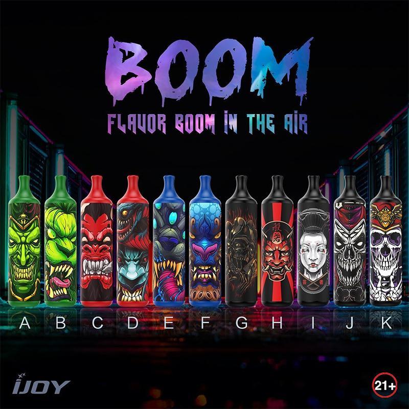 

Hot IJOY LIO Boom 3500 PUFFS Disposable E Cigarette 10ml Pre Filled 1400mAh Power Battery Vapes Pen Starter Kit Prefilled Cartridge