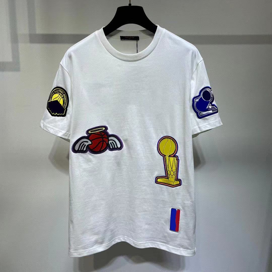 T-shirt décontracté t-shirt tees pour hommes femmes chemises tshirt de mode avec lettres d'été manches manches