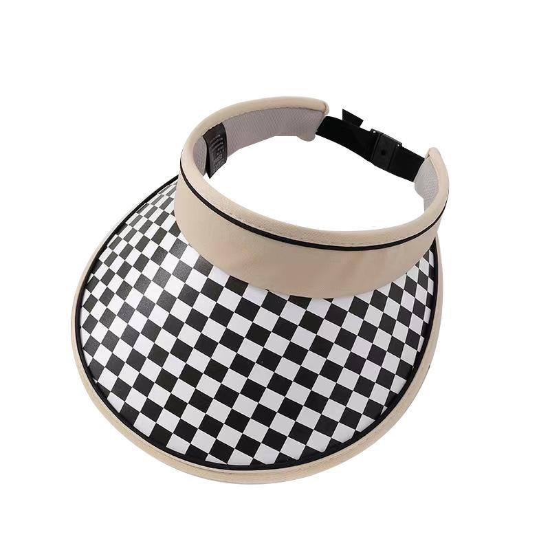 

Wide Brim Hats Summer For Women Sun Visor Empty Top Foldable Hat Female Outdoor Sunshade Ladies Beach Cap