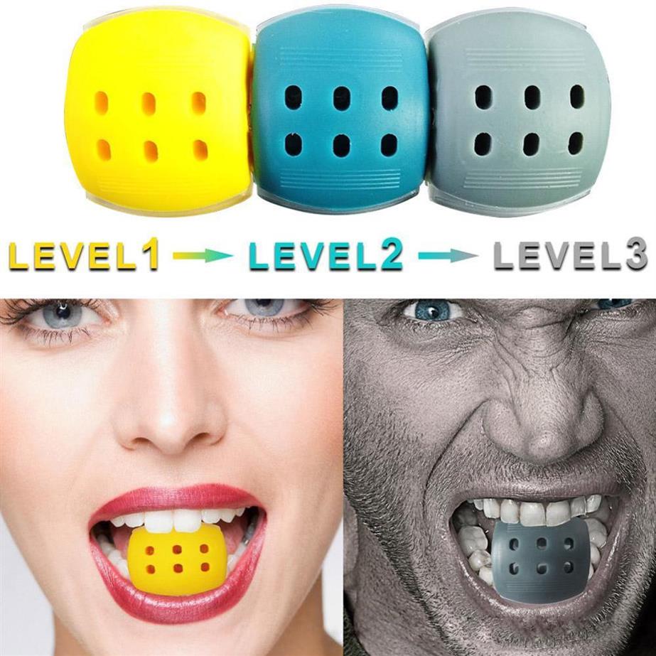 

3 Levels JawLine Exercise Jaw Line Exerciser Fitness Ball Neck Face Toning Jawrsize Jaw Muscle Training Supplies267c