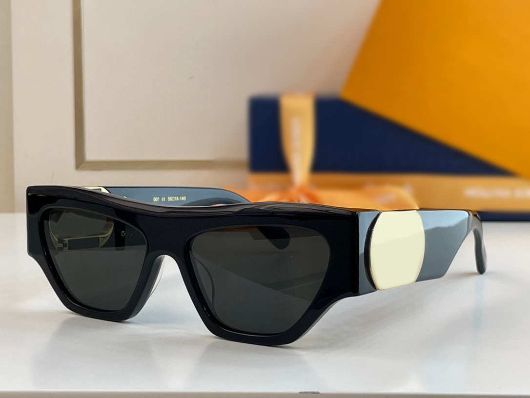 

Sunglasses For Men Women Summer 1661 Style Sunshade Anti-Ultraviolet Retro Plate Plank Full Frame Glsees