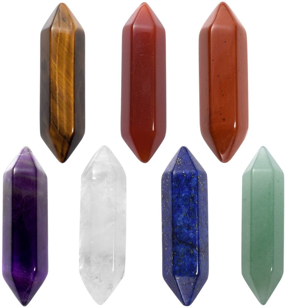 

4~5cm Natural Crystal wand Energy Stone Quartz Arts Ornament Mineral Healing magic Reiki meditation chakra balance, sorcerer, crystal grid and therapy Rod