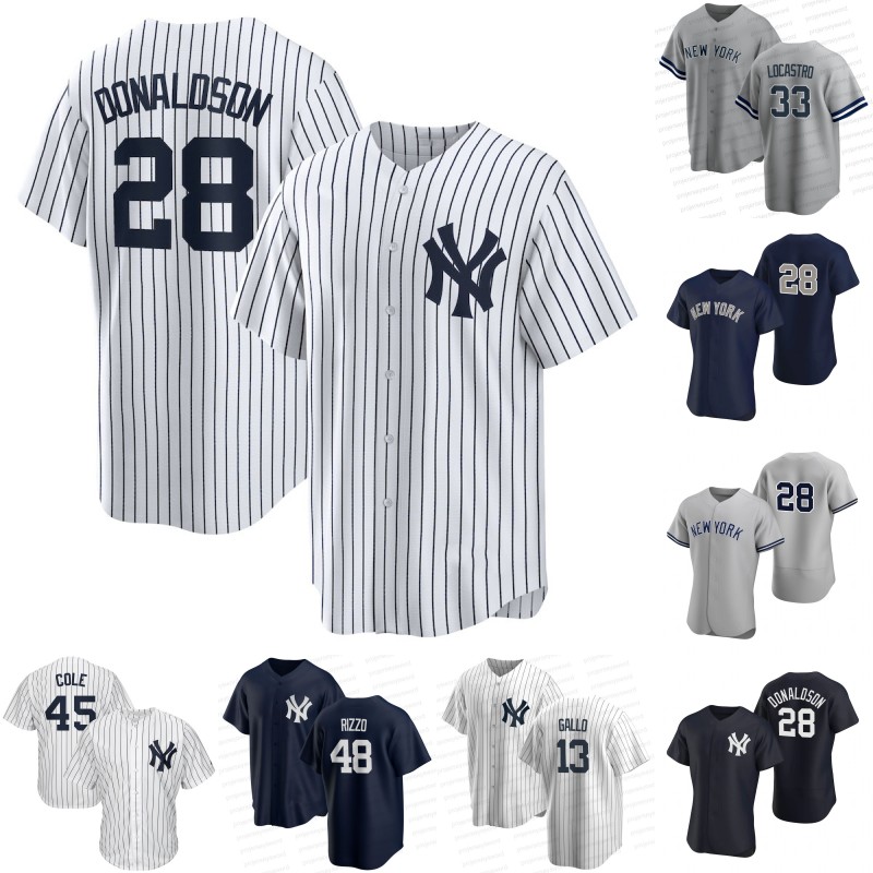 

Yankees 28 Josh Donaldson Jerseys 99 Aaron Judge York Derek Jeter New Giancarlo Stanton Baseball Joey Gallo DJ LeMahieu Gerrit Cole Anthony Rizzo Gleyber Torres, Youth white s-xl