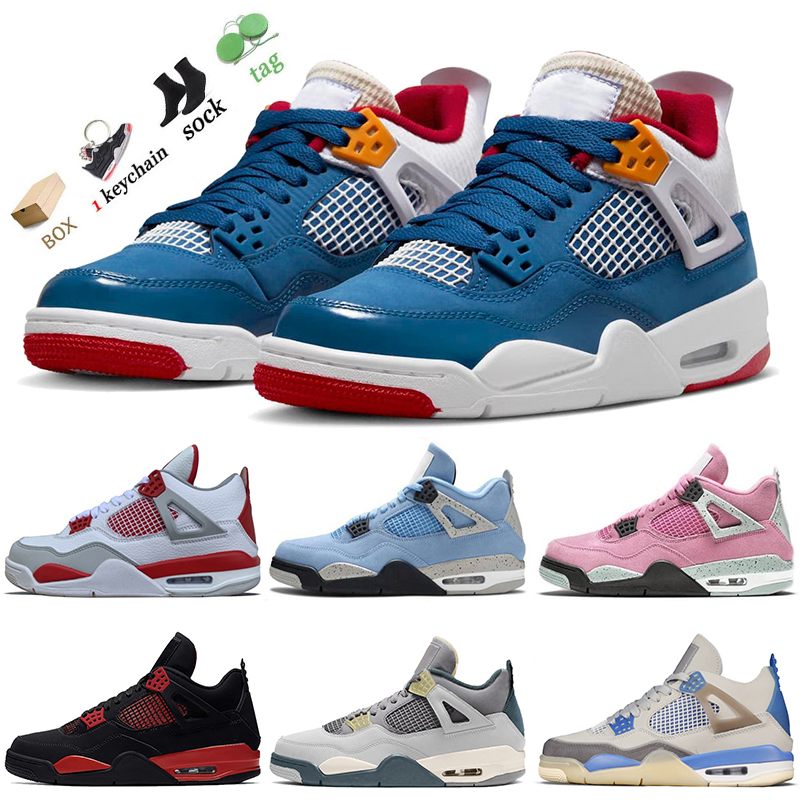 

Athletic Shoes Casual with 4 4s Jumpman Basketball Messy Room Size 50 Men Women White Sneakers Iv Blue Red Thunder Cactus Jack Bred Military Black Cat Trainers Eur 50, 13 university pink 36-47